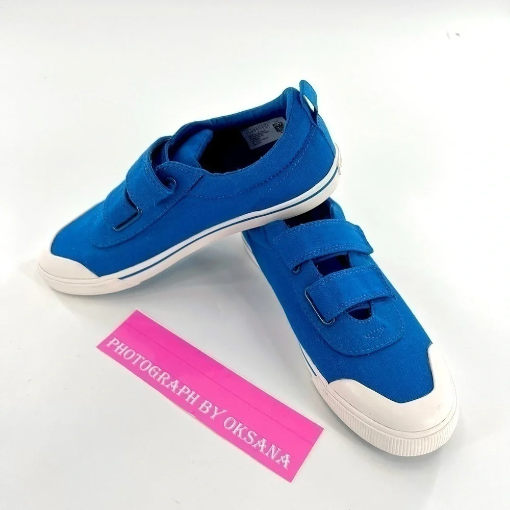 TOMS DOHENY Blue/White Canvas size 5 Y